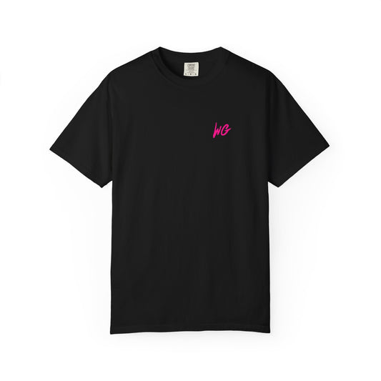 Female Ninja Graphic T-Shirt — Neon Sakura Back Art