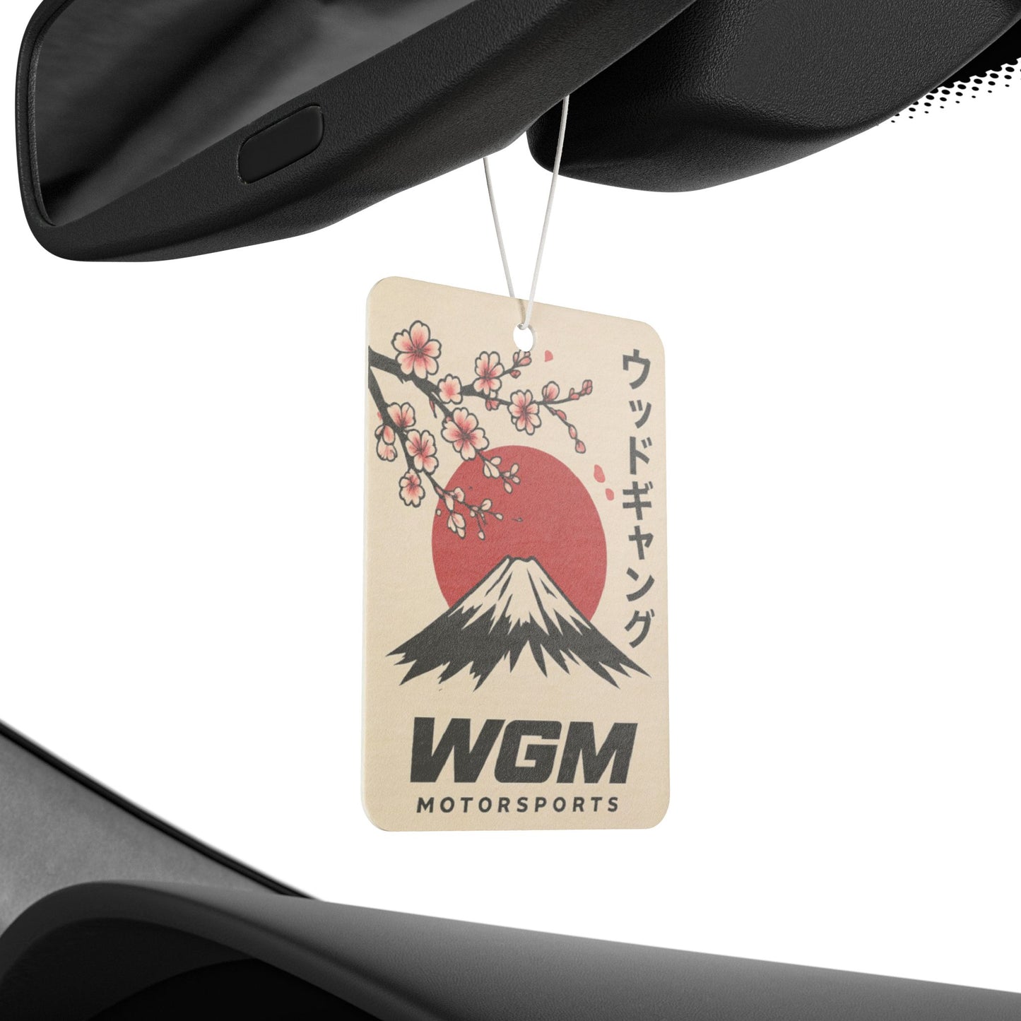 WGM Motorsports Japanese Sakura Mount Fuji Car Air Freshener