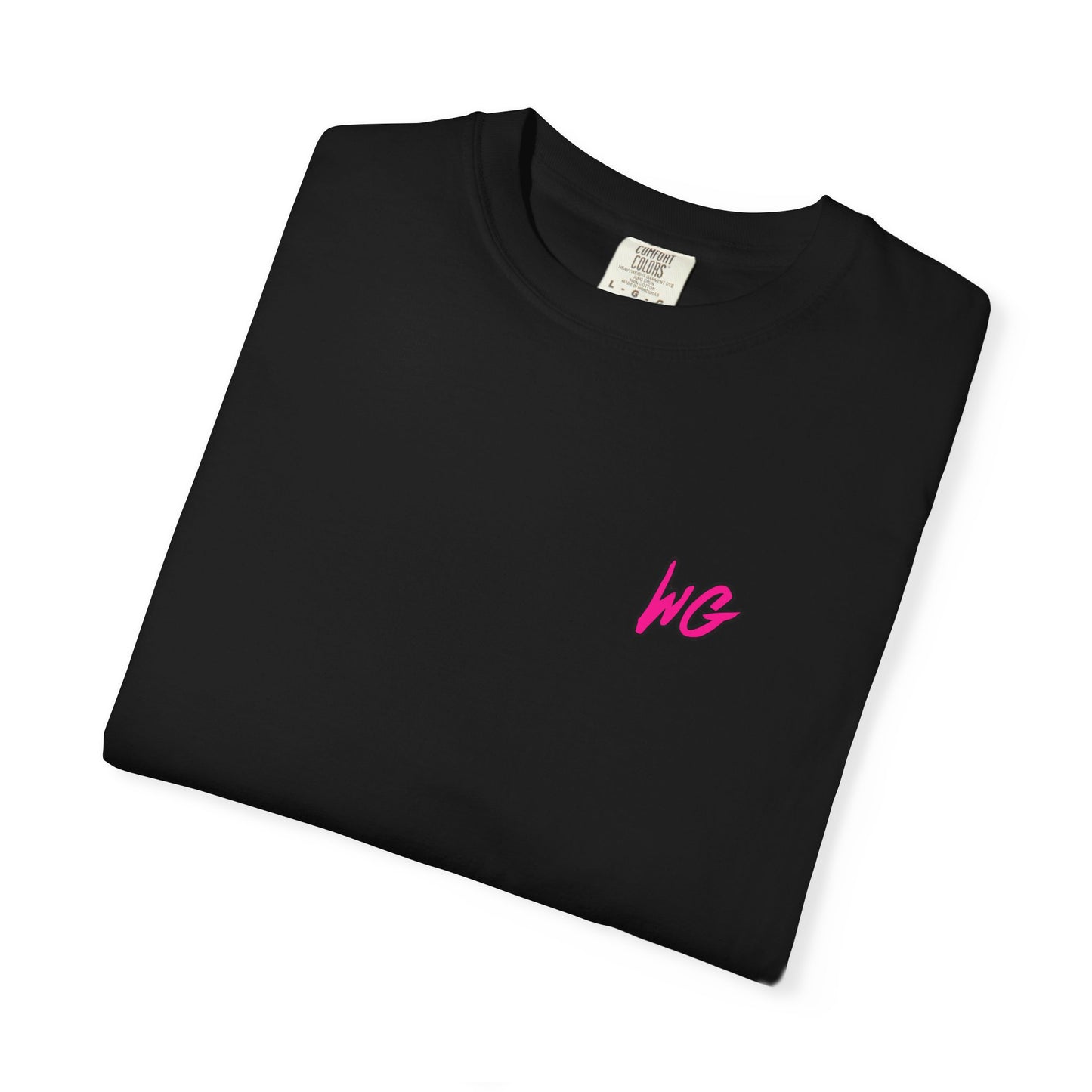 Female Ninja Graphic T-Shirt — Neon Sakura Back Art