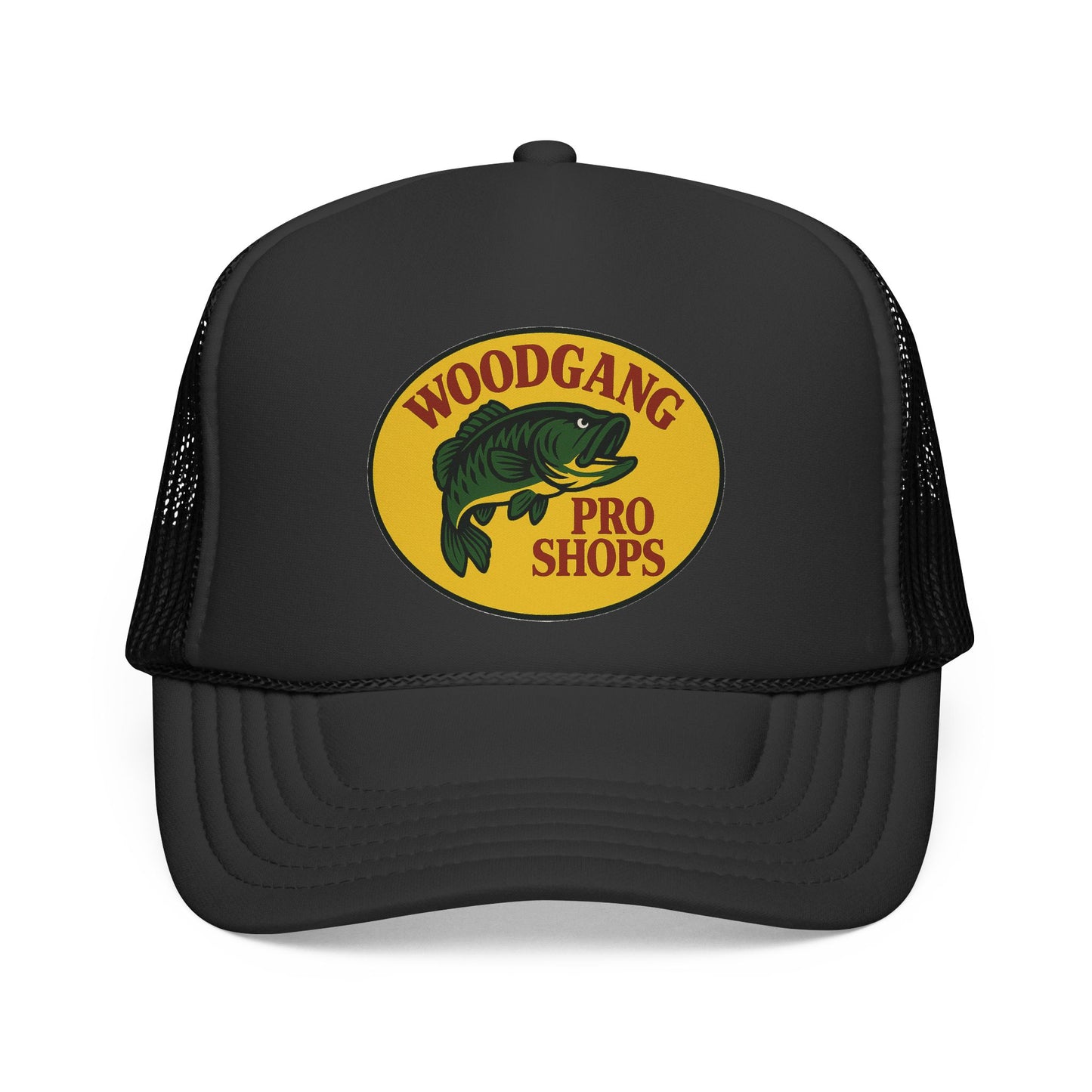 Woodgang Pro Shops Trucker Cap — Vintage Bass Fishing Mesh Hat