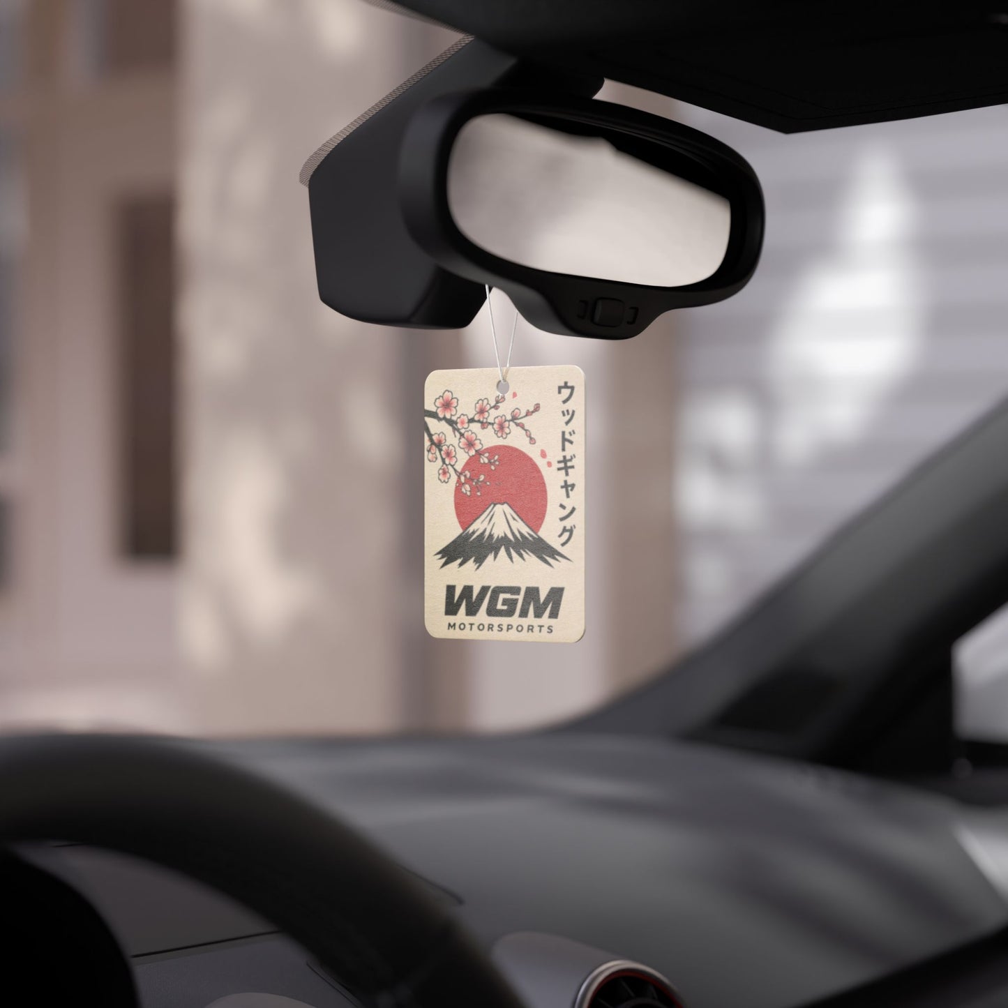 WGM Motorsports Japanese Sakura Mount Fuji Car Air Freshener