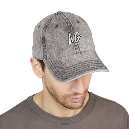 Embroidered Vintage Cap - Wg Mens Hat Design
