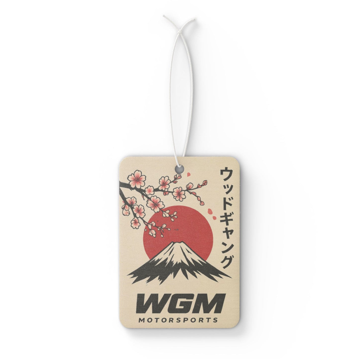 WGM Motorsports Japanese Sakura Mount Fuji Car Air Freshener