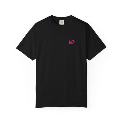 Female Ninja Graphic T-Shirt — Neon Sakura Back Art